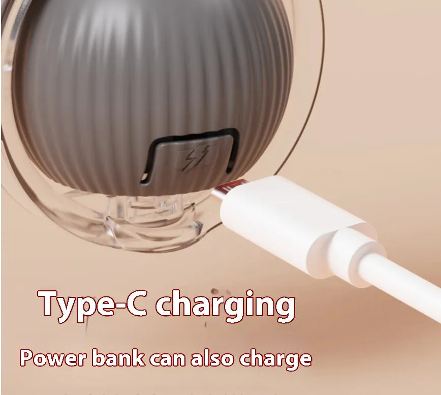 Interactive Plush Cat Rolling Ball