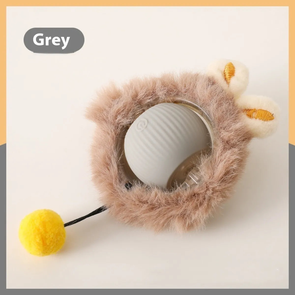 Interactive Plush Cat Rolling Ball