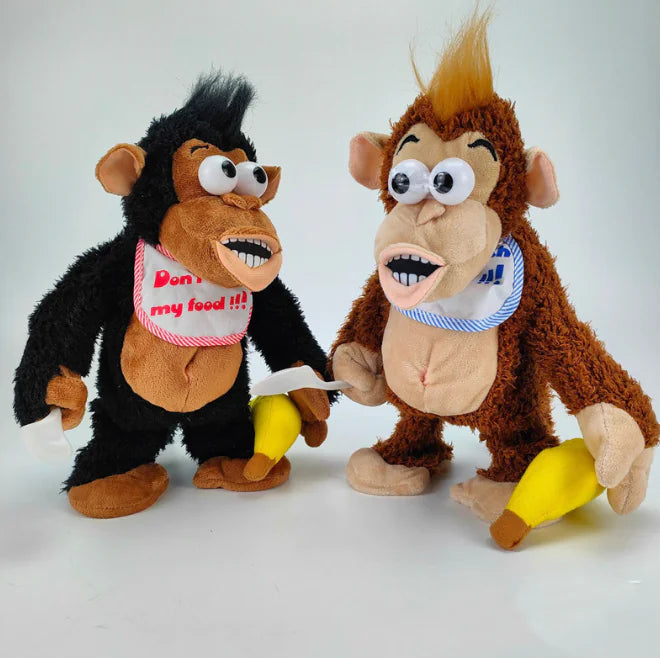 Magnetic Banana Monkey Plush