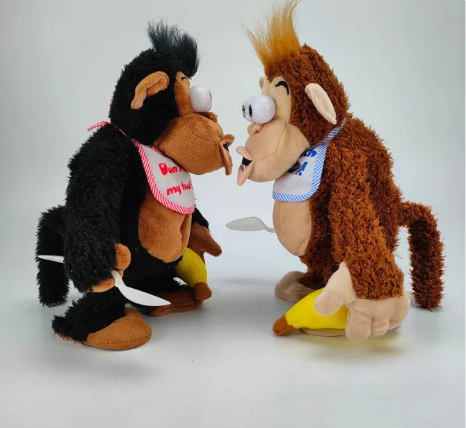 Magnetic Banana Monkey Plush