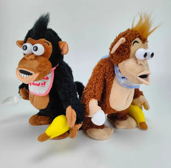 Magnetic Banana Monkey Plush