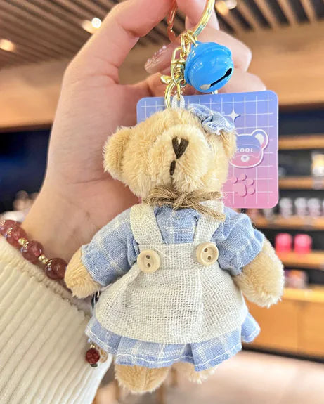 Cartoon Bear Plush Keychain Pendant