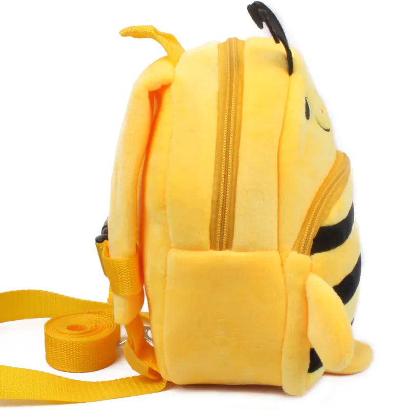 Cute Bee Plush Backpack for Kids