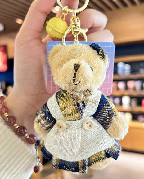 Cartoon Bear Plush Keychain Pendant