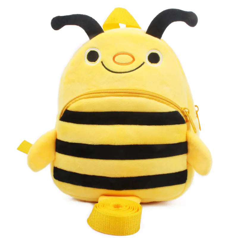 Cute Bee Plush Backpack for Kids