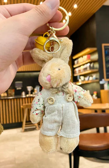 Cartoon Bear Plush Keychain Pendant