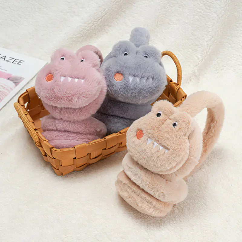 Children's Warm Plush Telescopic Earmuffs