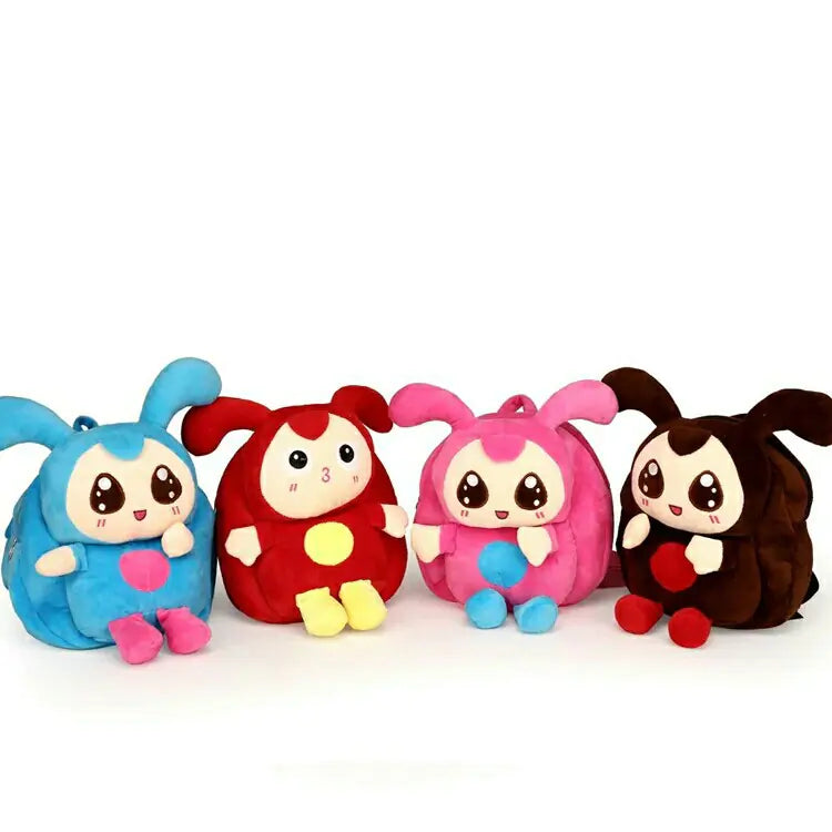 Children's Backpack with Plush Toy