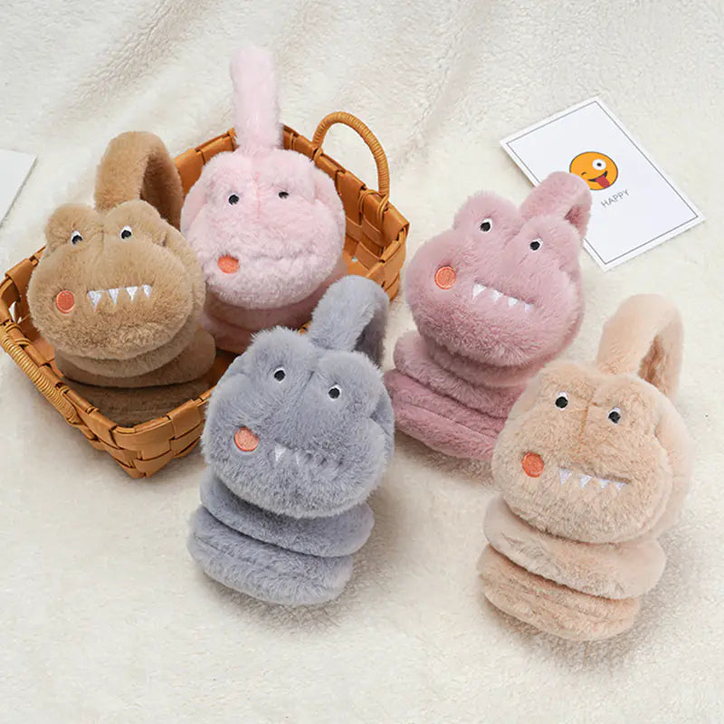 Children's Warm Plush Telescopic Earmuffs