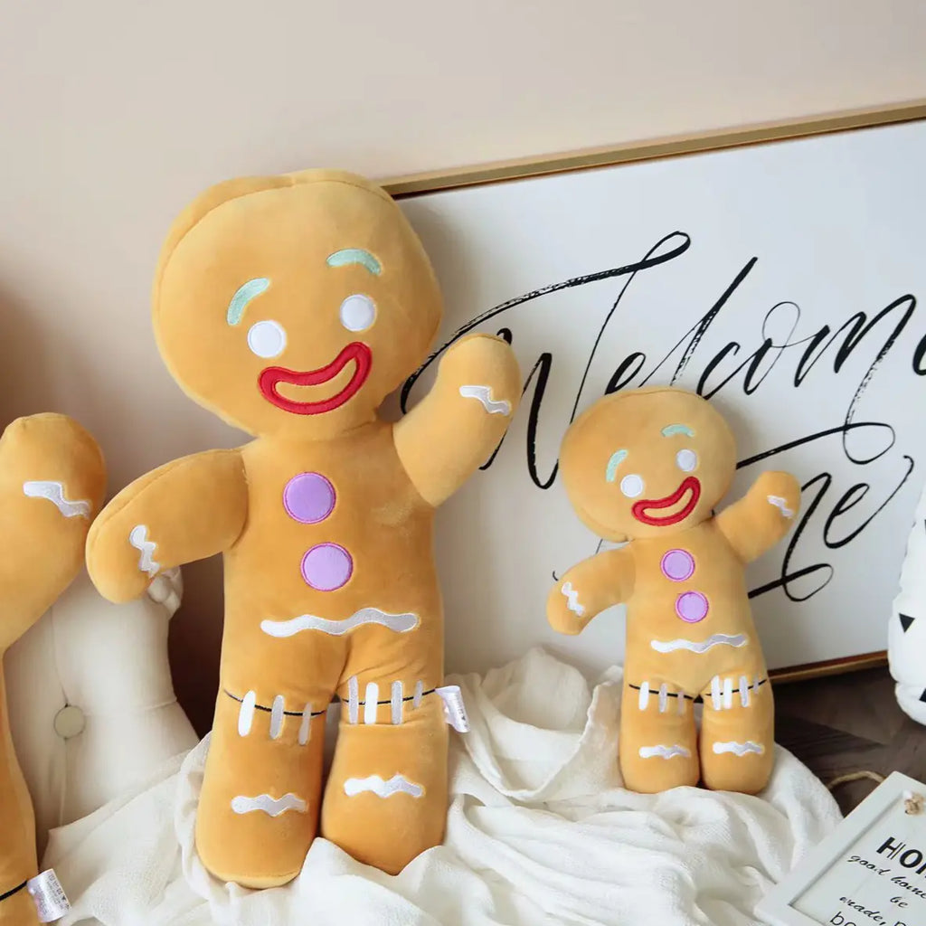 Gingerbread Man Plush Toy Pillow