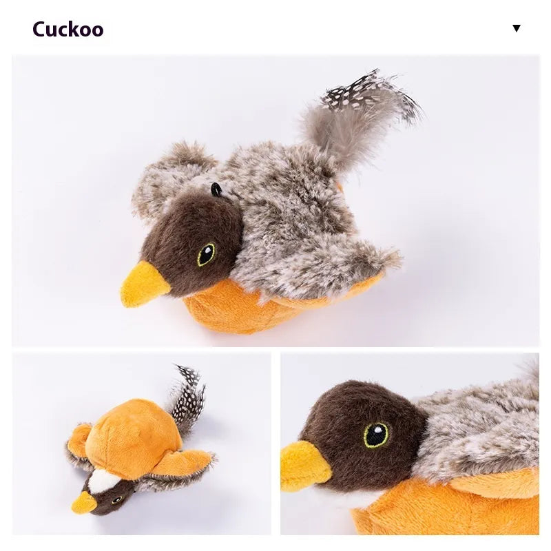 Interactive Flapping Bird Plush Toy
