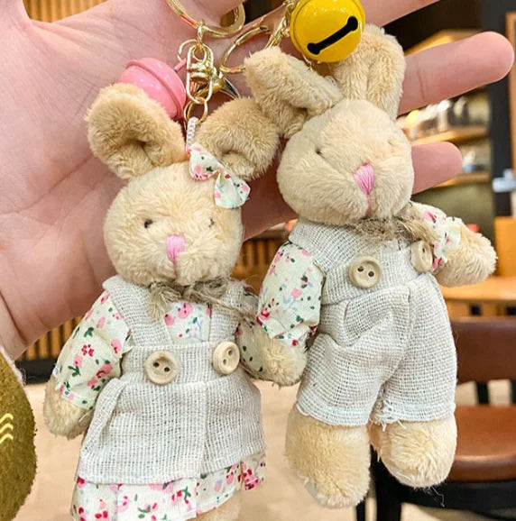 Cartoon Bear Plush Keychain Pendant