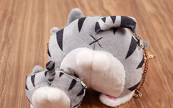 Cat Butt Plush Crossbody Bag