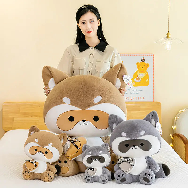 Cross-Border New Plush Raccoon Toy for Gifts