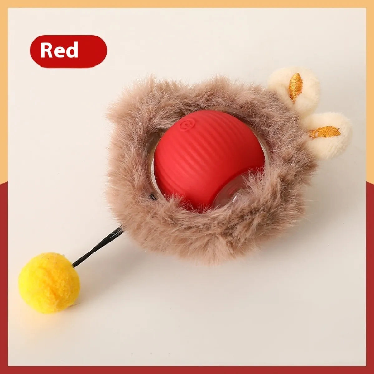 Interactive Plush Cat Rolling Ball