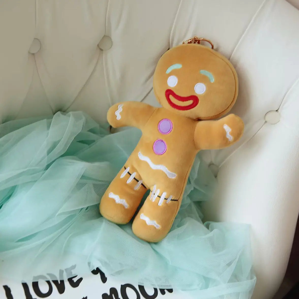 Gingerbread Man Plush Toy Pillow