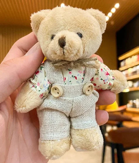Cartoon Bear Plush Keychain Pendant