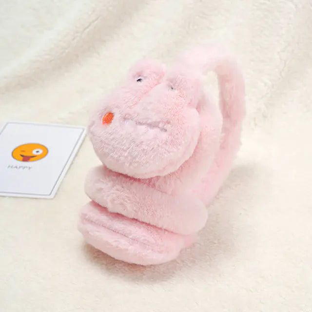 Children's Warm Plush Telescopic Earmuffs