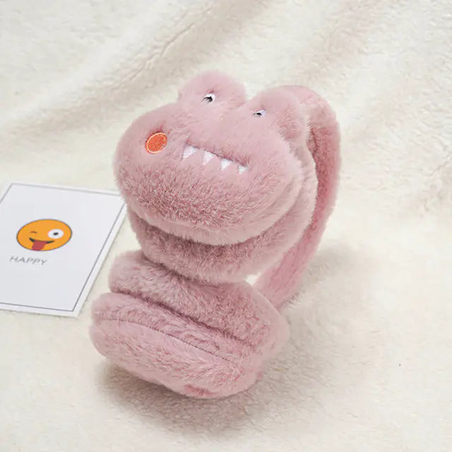Children's Warm Plush Telescopic Earmuffs