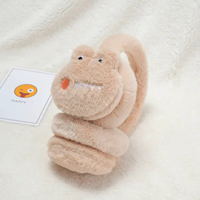 Children's Warm Plush Telescopic Earmuffs