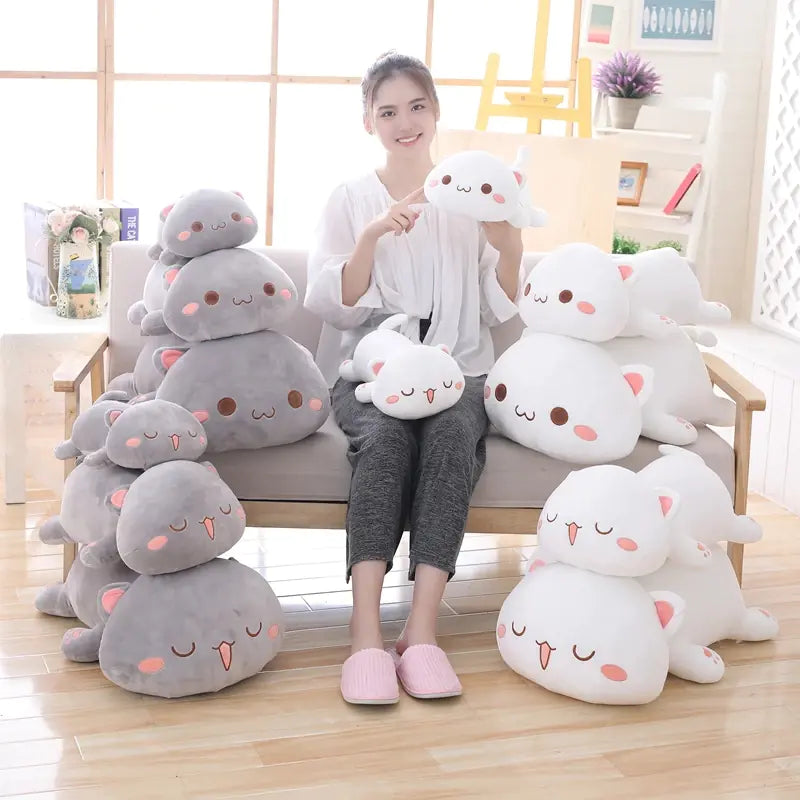 Kawaii Soft Cat Plush Toy